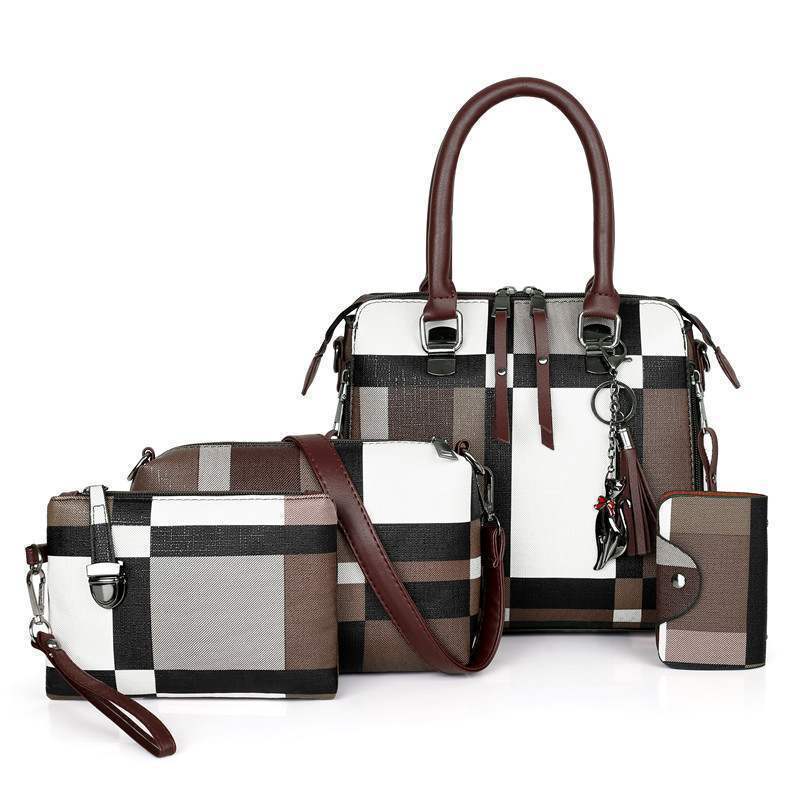 New Luxury Handbags Plaid Women
