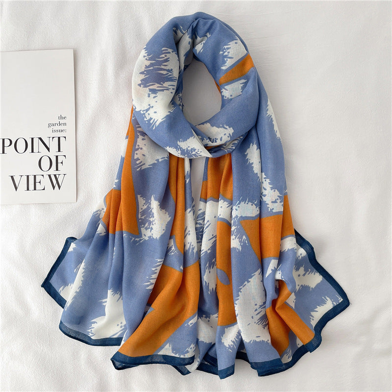 Ladies Decorative Accessories Printed Fashion Scarf