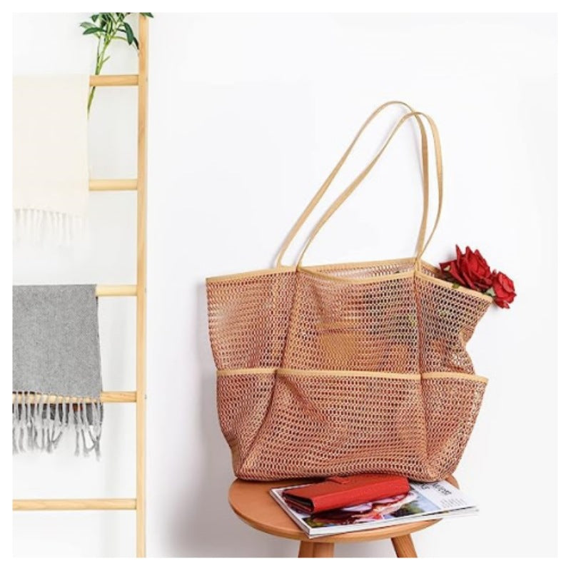 Portable Travel Beach Bag Shoulder Handbag