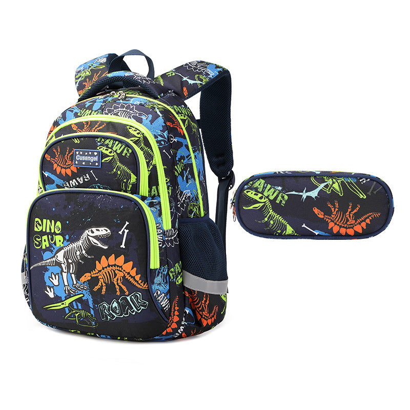 Primary School Student Schoolbag Boys Grade 1-3 Children Backpack