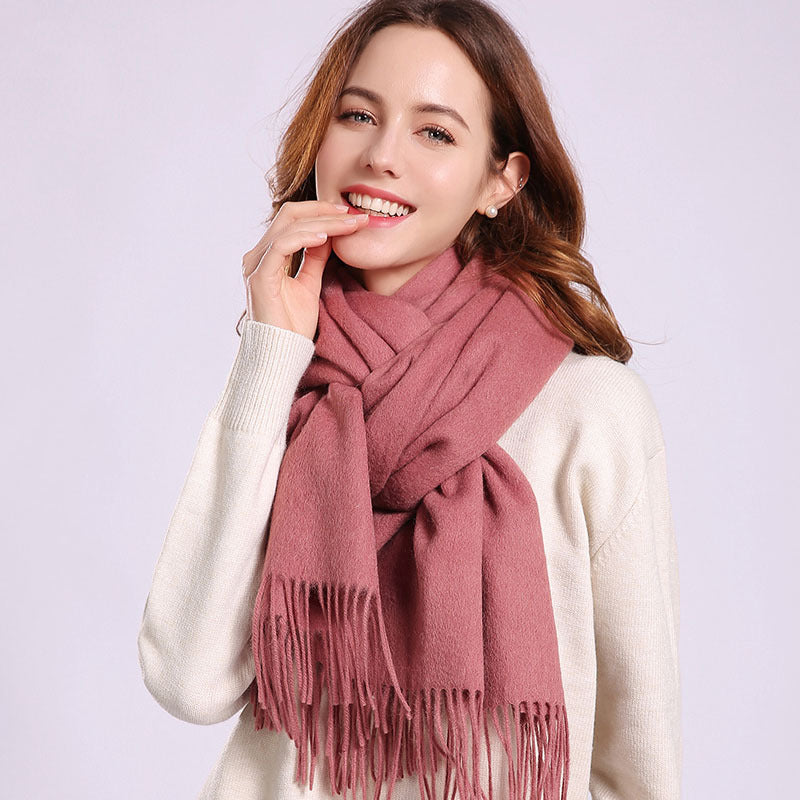 Thick Pure Color Scarf