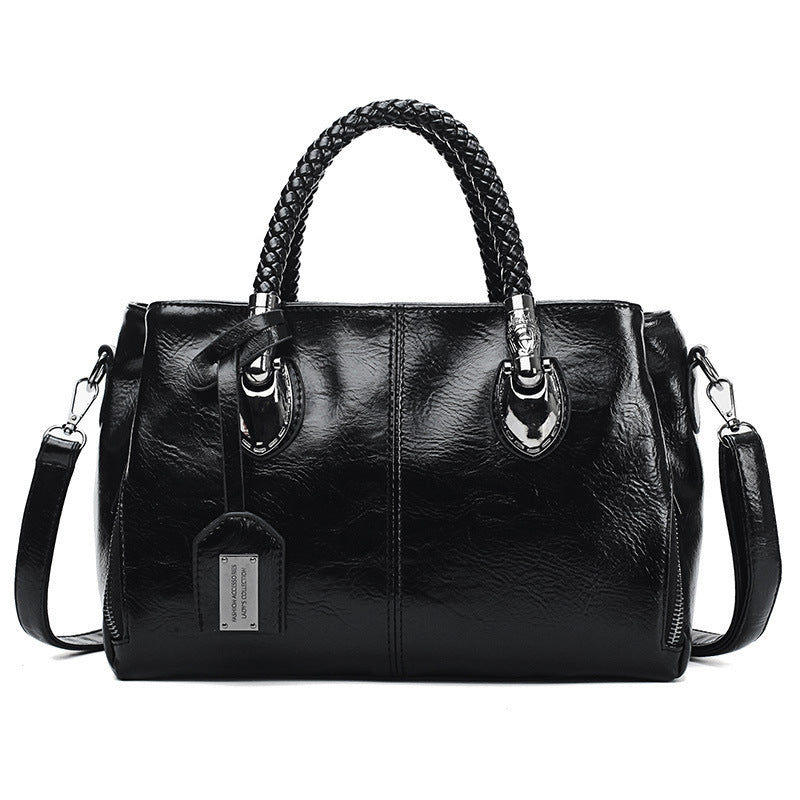 Women Handbags Vintage Oil Wax leather luxury