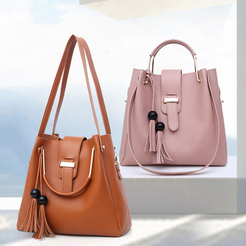 Women Handbags 3 Pcs Shoulder Bags Casual