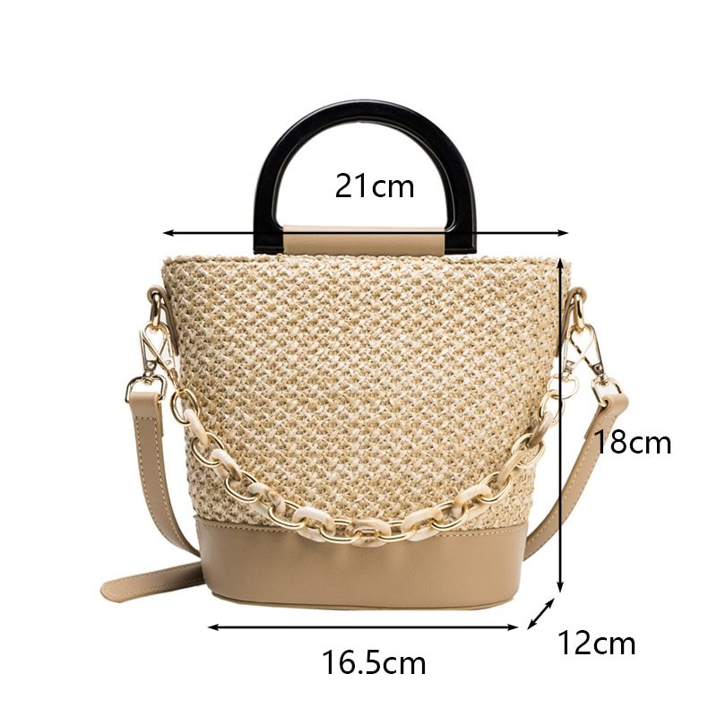 Women's Small Straw  Handbags Crossbody