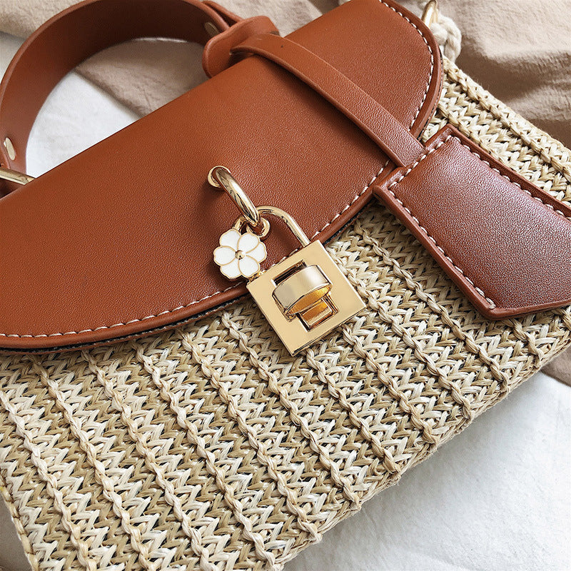 Small Handbags Woven Wild Shoulder