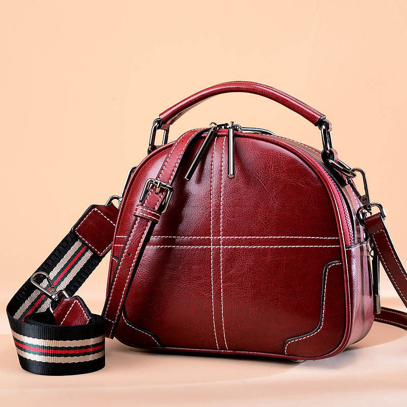 Fashion Simple Portable Leather Handbags