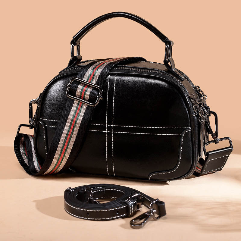 Fashion Simple Portable Leather Handbags