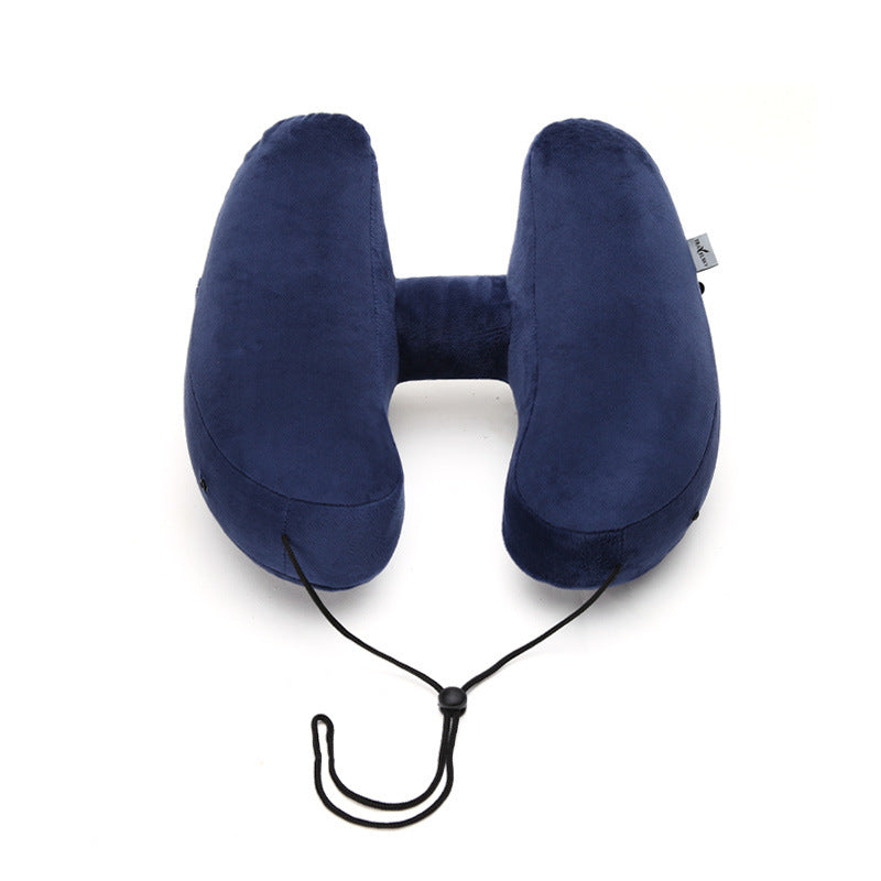 Travel Pillows H Shaped Inflatable for Neck and Airplane Sleeping Cushion