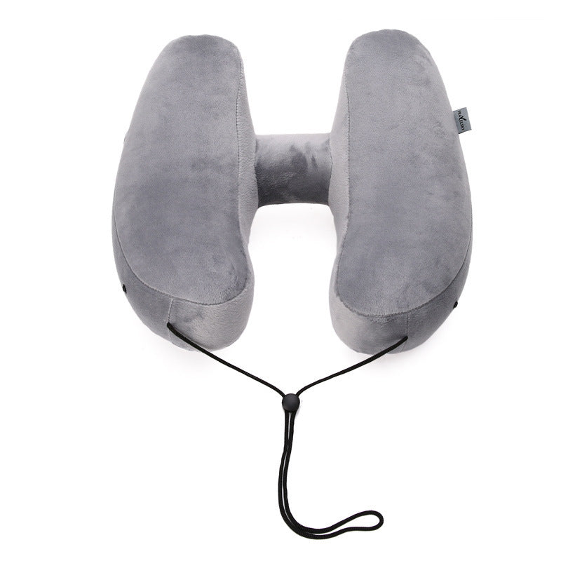 Travel Pillows H Shaped Inflatable for Neck and Airplane Sleeping Cushion