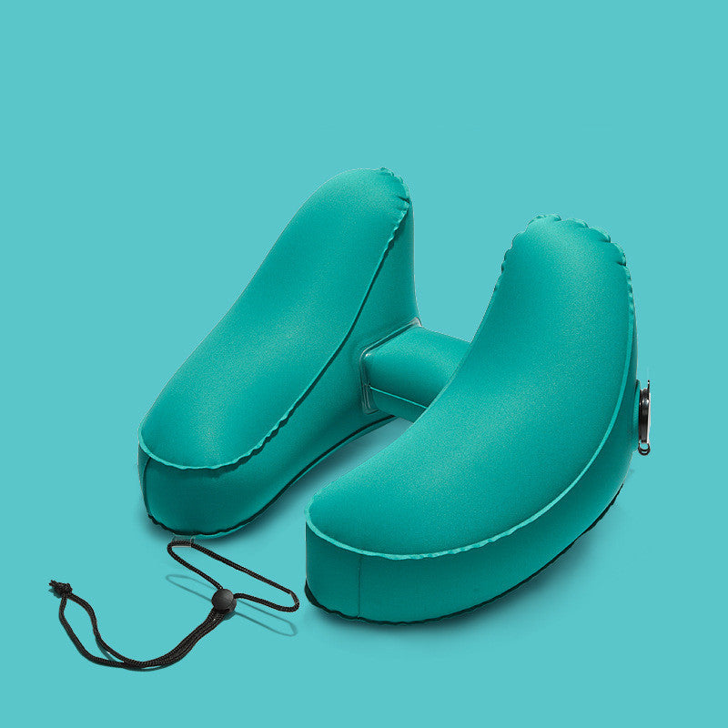 Travel Pillows H Shaped Inflatable for Neck and Airplane Sleeping Cushion