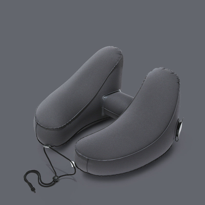 Travel Pillows H Shaped Inflatable for Neck and Airplane Sleeping Cushion