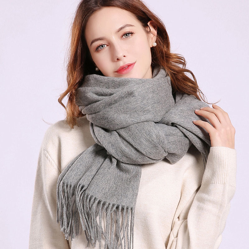 Thick Pure Color Scarf