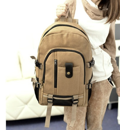 Men's Backpacks Canvas Student Bags