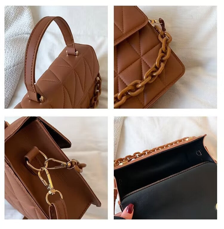 Trendy Simple Shoulder Handbag