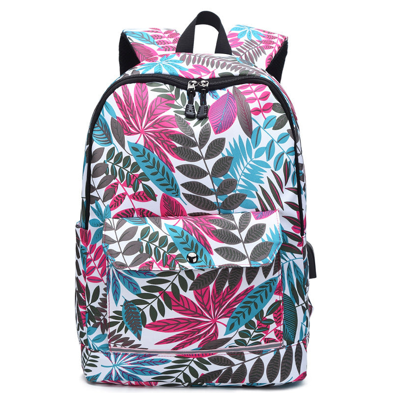 Travel Backpack Female to Computer Rechargeable Schoolbag