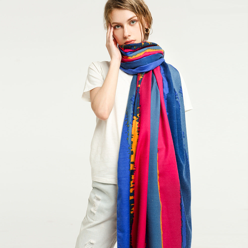 Double-Sided Satin Scarf