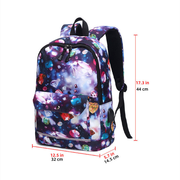 Travel Backpack Female to Computer Rechargeable Schoolbag