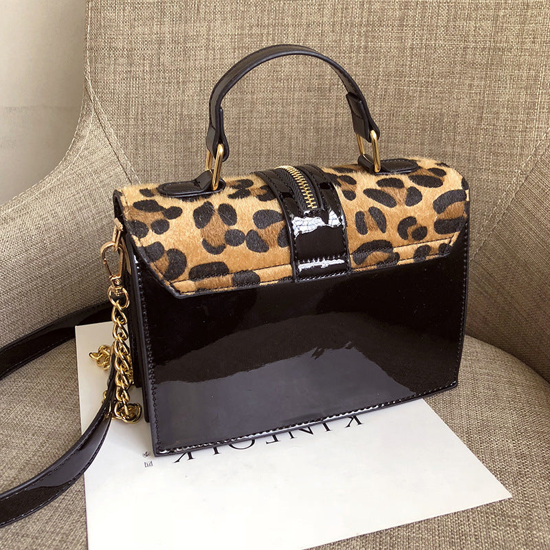 Handbags Leopard Print Shoulder For Women With Zipper