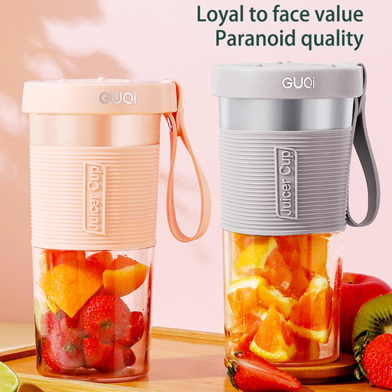 Mini USB Rechargeable Portable Blender Electric Fruit Juicer, Maker Lightweight Sports Bottle Multifunction