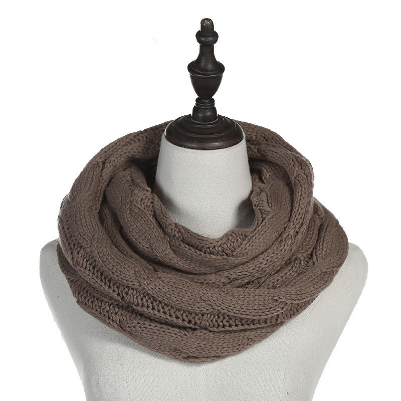 Autumn And Winter Hundred Towers Warm Knitted Scarf