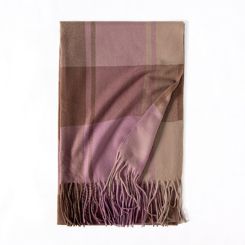 Winter Scarf Women Warm with Fringe