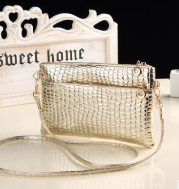 Leather Zipper Handbags Women Wedding  Party Designer Shoulder