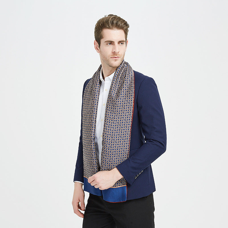 Men's Scarf Double-sided