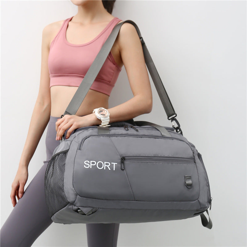 Luggage Bags For Women Oxford for Fitness, Gym Shoulder, Waterproof, Travel Backpack With Shoes Compartment