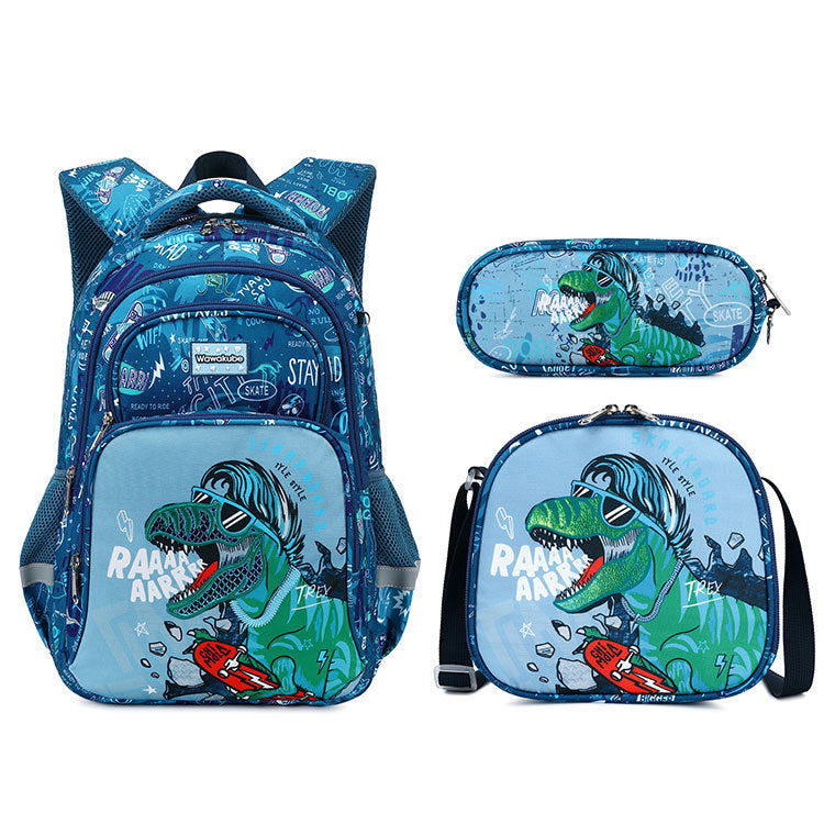 Primary School Student Schoolbag Boys Grade 1-3 Children Backpack