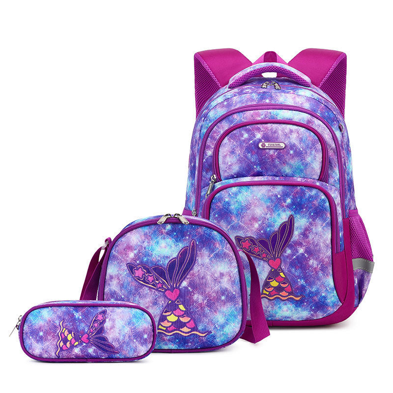 Primary School Student Schoolbag Boys Grade 1-3 Children Backpack