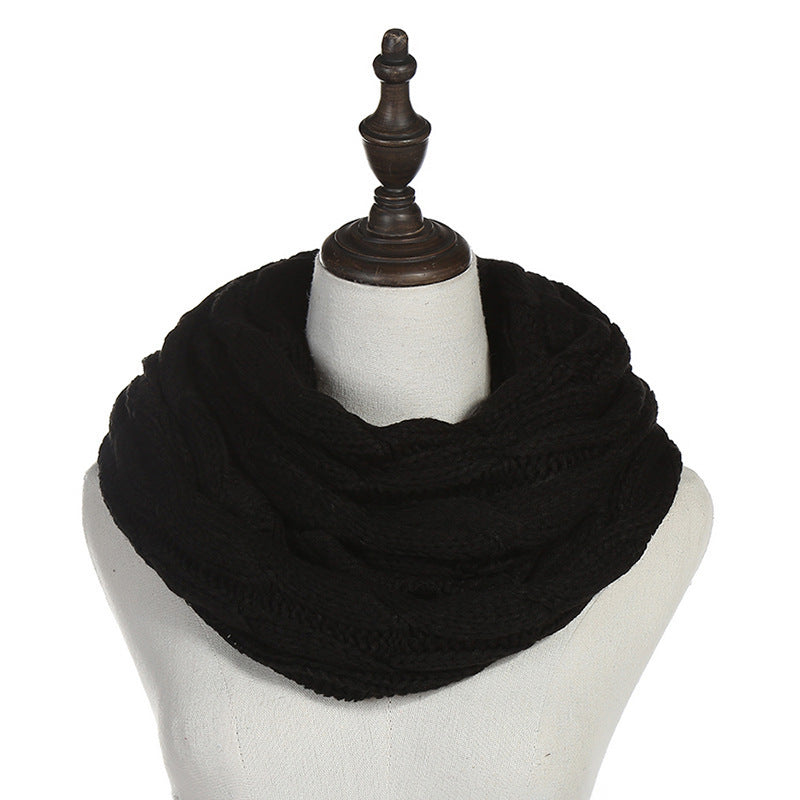 Autumn And Winter Hundred Towers Warm Knitted Scarf