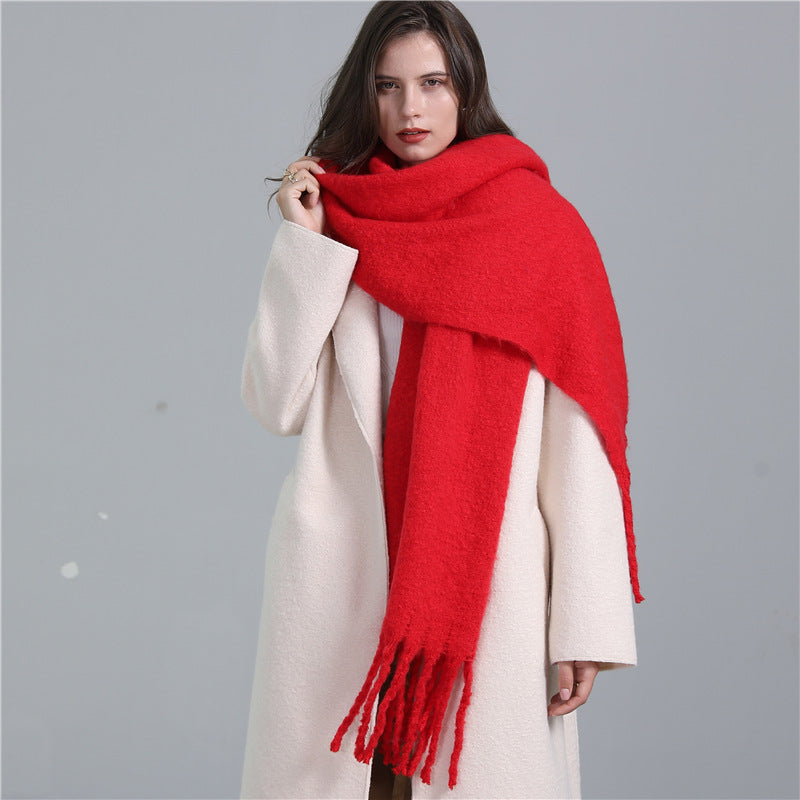 Scarf Lengthened Solid Color