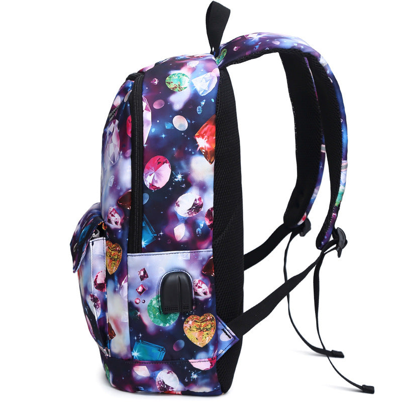 Travel Backpack Female to Computer Rechargeable Schoolbag