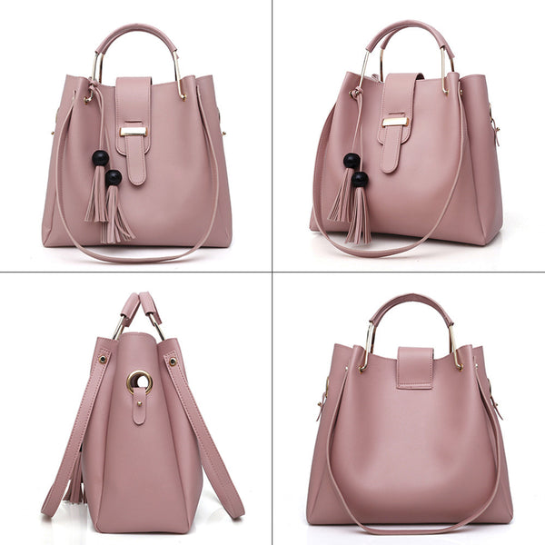 Women Handbags 3 Pcs Shoulder Bags Casual