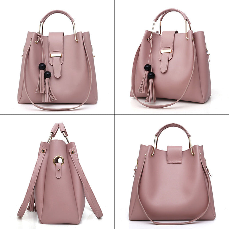 Women Handbags 3 Pcs Shoulder Bags Casual