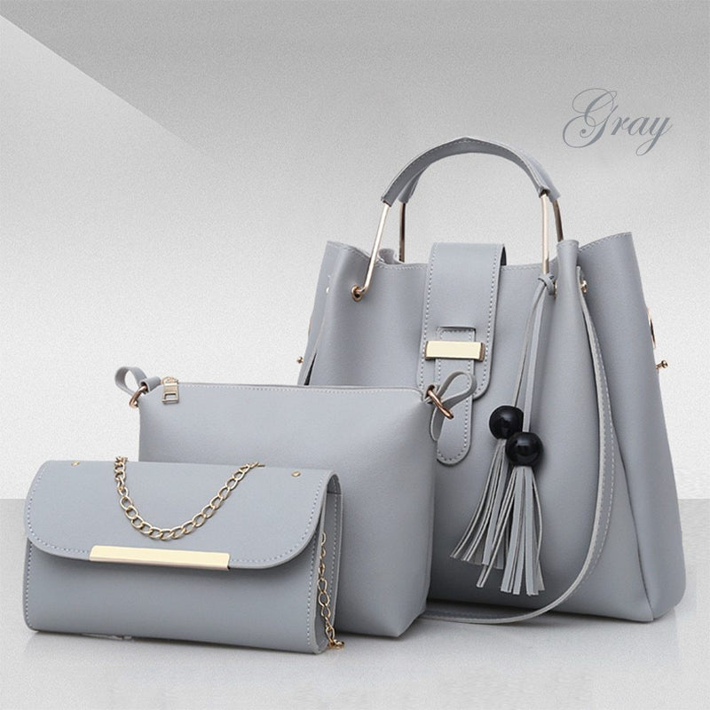 Women Handbags 3 Pcs Shoulder Bags Casual