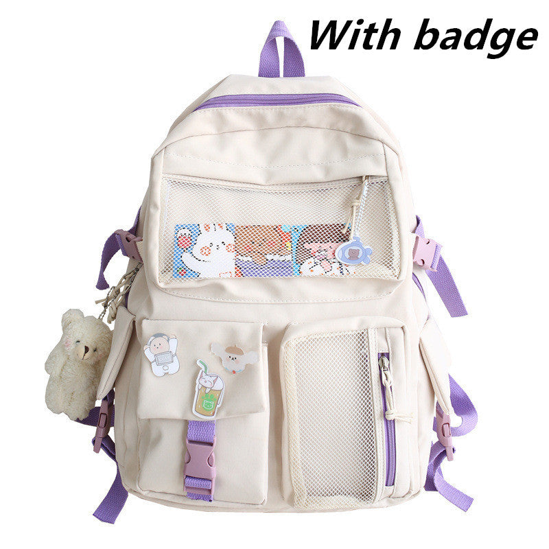 Large-Capacity Junior High School Students Backpack Trend