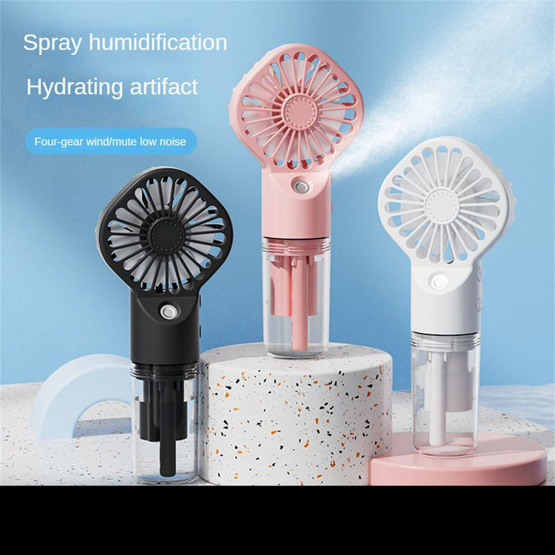 Strong Power Spray Humidification Small Fan Humidification Usb Charging Portable,  Fan Water Supplement