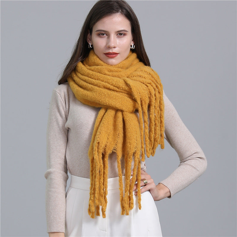 Scarf Lengthened Solid Color