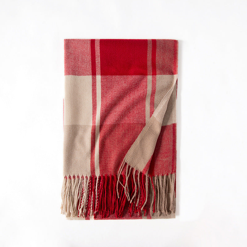 Winter Scarf Women Warm with Fringe