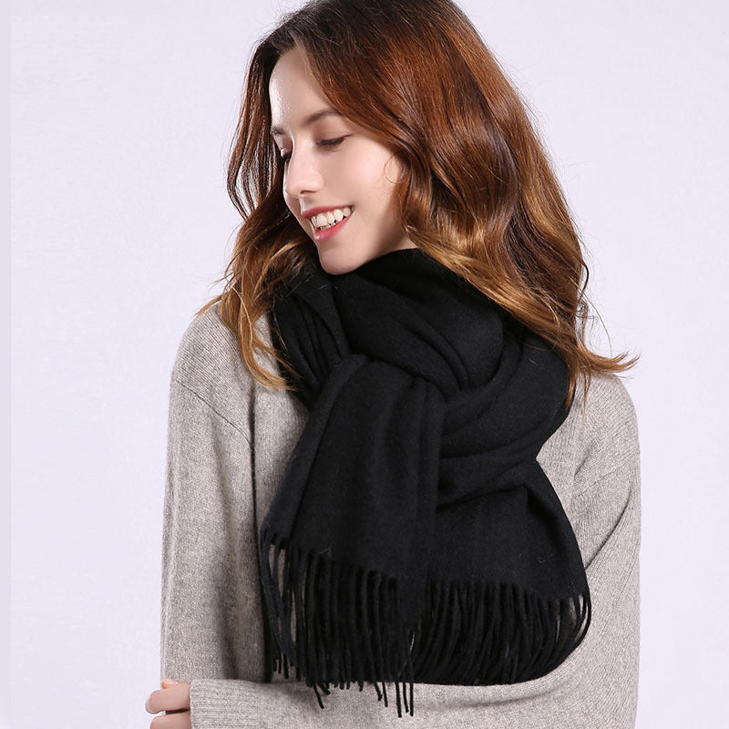 Thick Pure Color Scarf