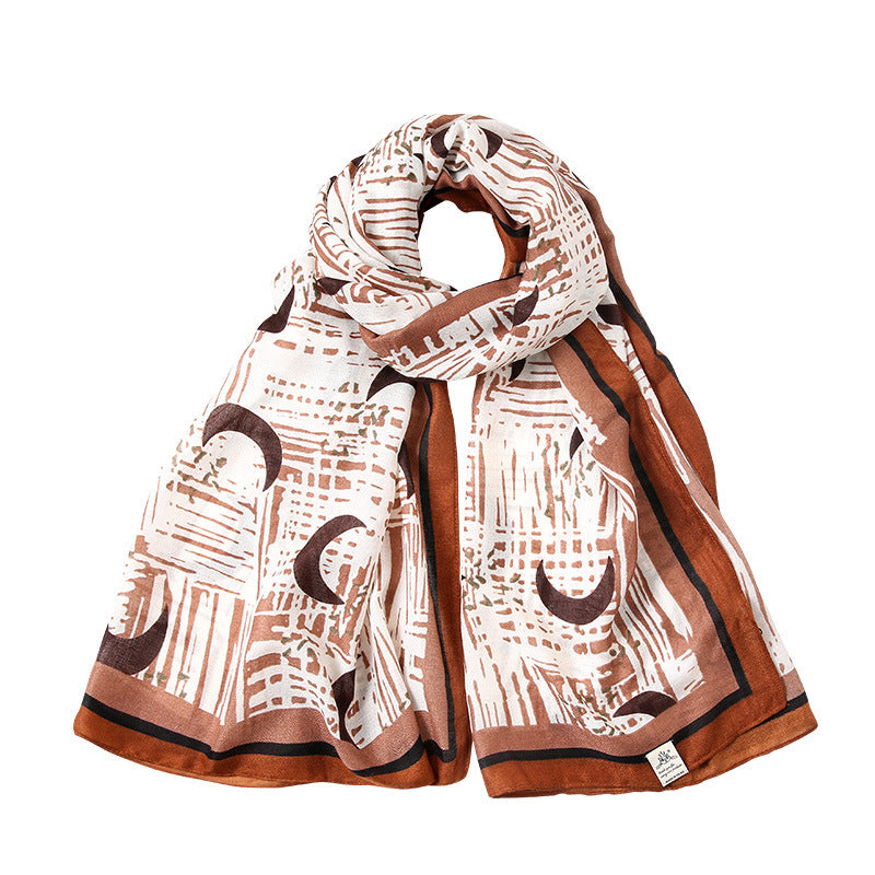 Ladies Decorative Accessories Printed Fashion Scarf