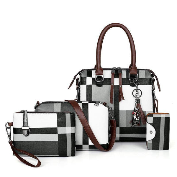 New Luxury Handbags Plaid Women