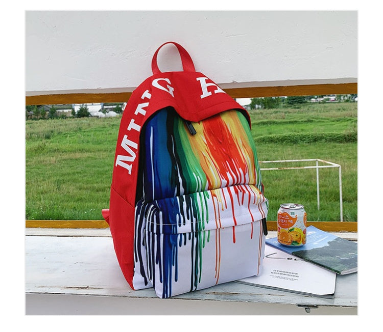 Rainbow Backpack Back to School