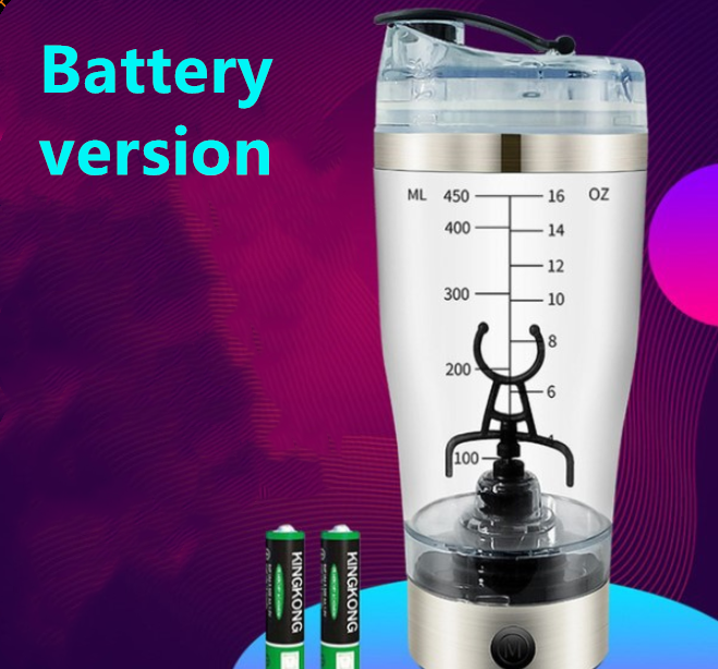 Electric Protein Shake Stirrer USB Shake Bottle Milk Coffee Blender Kettle Sports And Fitness s Charging Electric Shaker Cup