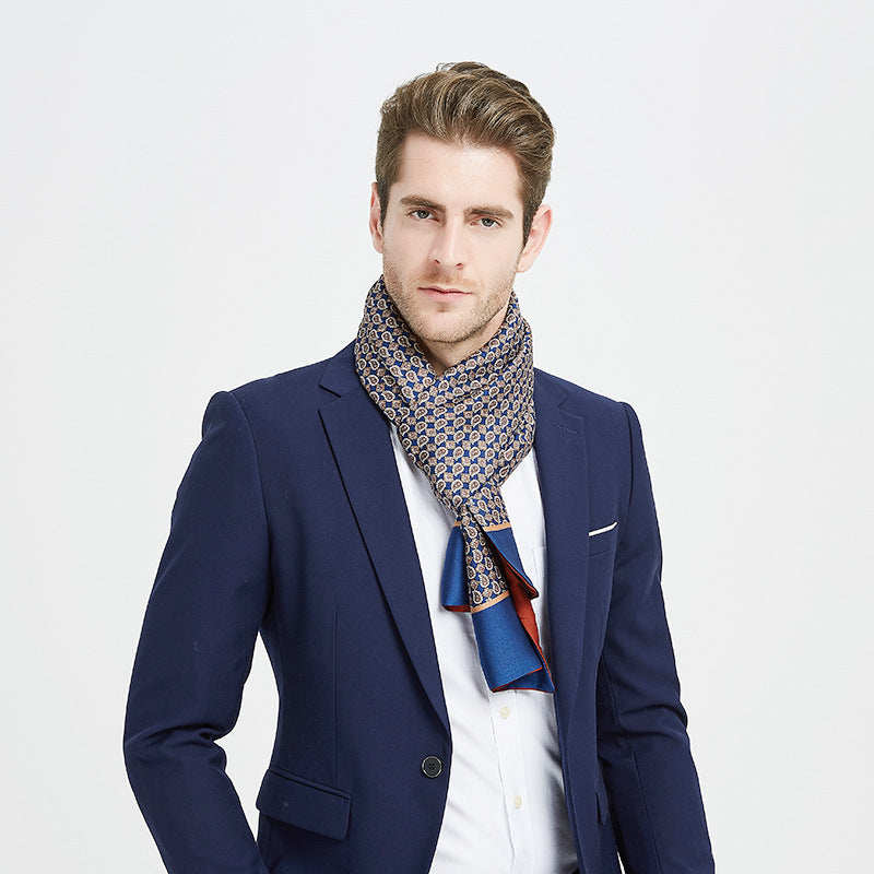 Men's Scarf Double-sided