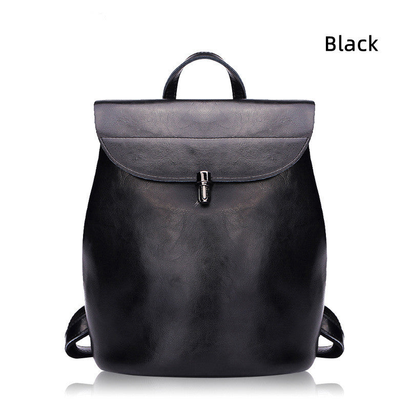 Leather Women Backpack Crossbody  Wallet Shoulder Makeup Bag