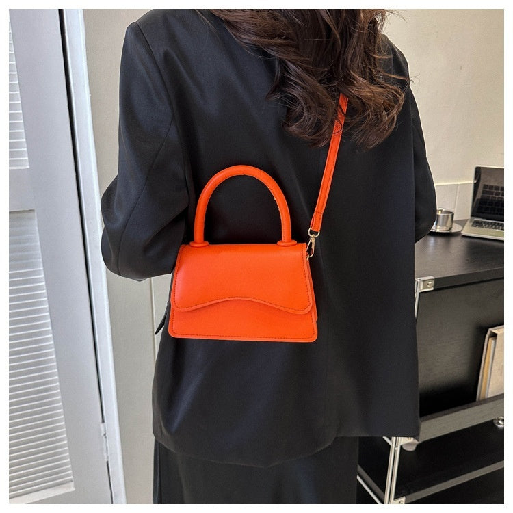 Fashion Handbag Simple Solid Color Tote