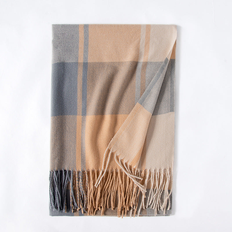 Winter Scarf Women Warm with Fringe