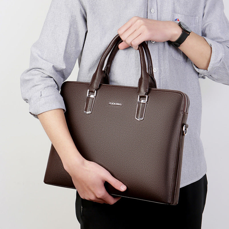 Men's Handbag Double Large for Laptop